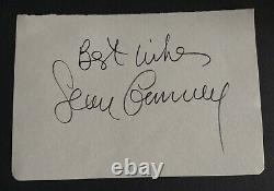 Sean Connery Signed Autograph Page AFTAL