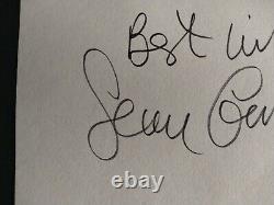 Sean Connery Signed Autograph Page AFTAL
