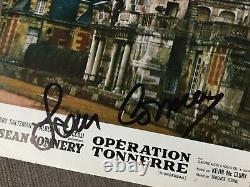 Sean Connery Signed Autographed french Lobby Card THUNDERBALL 1965 COA