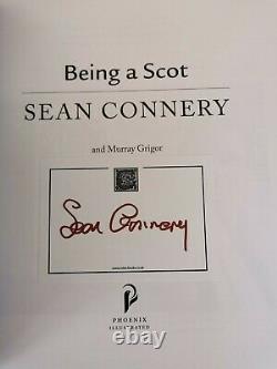 Sean Connery Signed Being A Scot First Edition New Unread