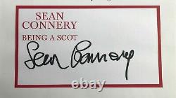 Sean Connery Signed Being A Scot Hardback Book 1st Unread Uacc & Aftal Rd