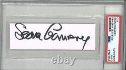 Sean Connery Signed Cut Signature Psa Dna 8468115 (d) James Bond 007