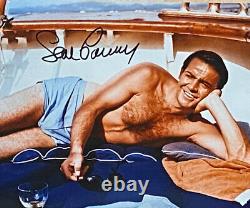 Sean Connery Signed (JSA) James Bond on Boat Deck