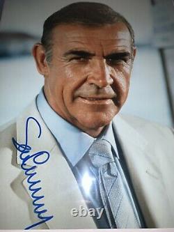 Sean Connery Signed James Bond 007 Photo Jsa Loa Full Letter Psa Bas Autographed