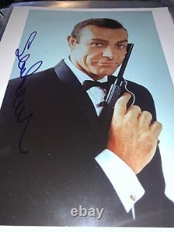 Sean Connery Signed James Bond 007 Photo Jsa Loa Full Letter Psa Bas With Proof