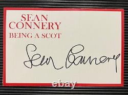 Sean Connery Signed Official 2008 1st Ed. Bookplate James Bond 007 Autographed