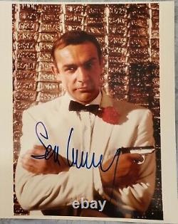 Sean Connery Signed Photo James Bond 007 Encapsulated Beckett Bas
