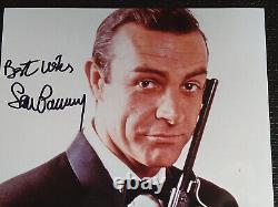 Sean Connery Signed Photo James Bond Autograph 007 Dr. No with COA