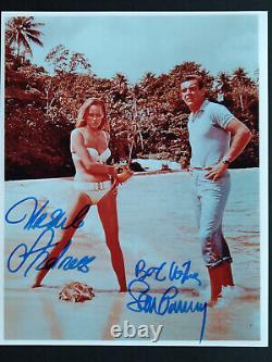 Sean Connery + Ursula Andress Autographs COA James Bond Signed Photo 007 Dr. No