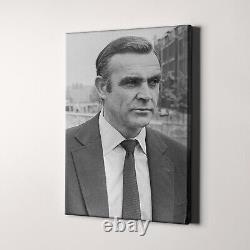 Sean Connery as James Bond Canvas Wall Art Print