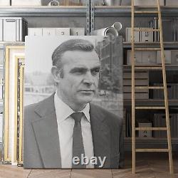 Sean Connery as James Bond Canvas Wall Art Print