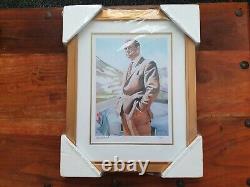 Sean Connery by Ron Chadwick Limited edition signed print Goldfinger James Bond