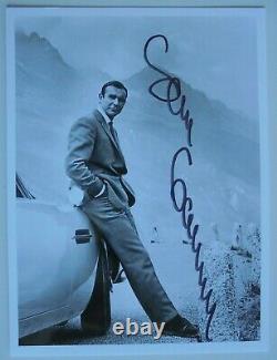 Sean Connery (+) orig. Autogramm JAMES BOND 007 Motiv 13x18 Aston Martin