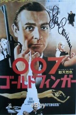Sean Connery orig. Autogramm James Bond 007 Großfoto 20x30 Goldfinger