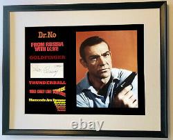 Sean Connery signed JAMES BOND 007 autograph RARE vintage signature golf brochur