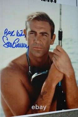 Sean Connery signed James Bond rare 10 x 8 image with COA