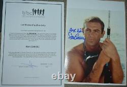 Sean Connery signed James Bond rare 10 x 8 image with COA