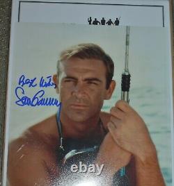 Sean Connery signed James Bond rare 10 x 8 image with COA