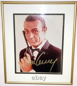 Sean Connery signed photo James BondFramed