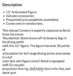 Sideshow Collectibles Thunderball Sir Sean Connery James Bond 007 1/6 Figure NEW