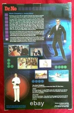 Sideshow JAMES BOND 007 Sean Connery & DR. NO SET OF 2, 12 Figures NIB MINT
