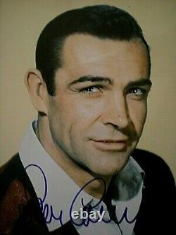 Signed Photo Sean Connery-james Bond 007-handsome Goldfinger Cert -tma