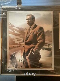 Signed Sean Connery James Bond mounted and framed display 16 x 12 inches COA