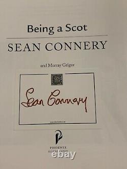 Signed/autographed Sean Connery Being A Scot Paperback Book James Bond 007