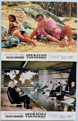 THUNDERBALL (1965) SEAN CONNERY / JAMES BOND 18 French Lobby cards