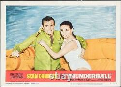 THUNDERBALL Lobby Card #4 James Bond/007 Sean Connery withsexy Claudine Auger