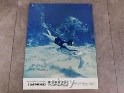 Thunderball 17 Original French Lobby Cards 810 1965 James Bond Sean Connery