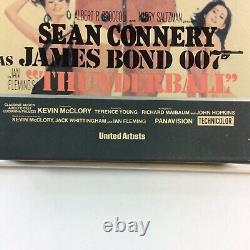 Thunderball James Bond 007 1965 VHS Sean Connery CBS FOX Big Box Side Open