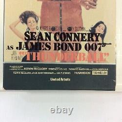 Thunderball James Bond 007 1965 VHS Sean Connery CBS FOX Big Box Side Open