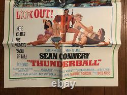 Thunderball Mint Original 1sheet Movie Poster Sean Connery James Bond