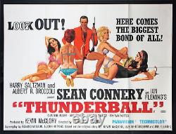 Thunderball Sean Connery James Bond 1965 British Quad