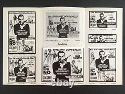 V RARE Brochure Poster Ad Sean Connery James Bond Dr No Thunderball Double Bill