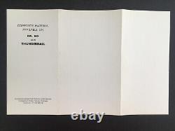 V RARE Brochure Poster Ad Sean Connery James Bond Dr No Thunderball Double Bill