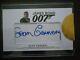 VERY RARE JAMES BOND SEAN CONNERY OFFICIAL AUTOGRAPH CARD Ian Fleming