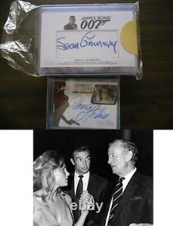 VERY RARE JAMES BOND SEAN CONNERY OFFICIAL AUTOGRAPH CARD Ian Fleming