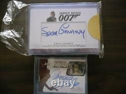 VERY RARE JAMES BOND SEAN CONNERY OFFICIAL AUTOGRAPH CARD Ian Fleming