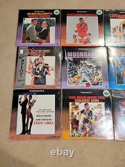 VINTAGE LOT OF (12) James Bond 007 SEAN CONNERY Laserdiscs LD Japan very nice