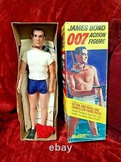 VTG MIB 1965 Gilbert 007 James Bond / Sean Connery Action Figure