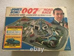 Vintage 1965 Ac Gilbert James Bond 007 Road Race Slot Car Track Set Sean Connery