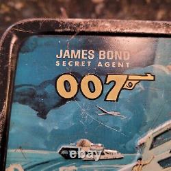 Vintage 1966 James Bond Agent 007 Lunchbox Sean Connery No Handle Thermos Read