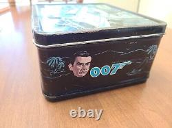 Vintage 1966 James Bond Secret Agent 007 Lunchbox Sean Connery