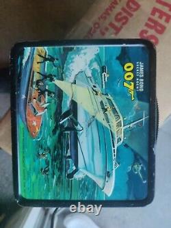 Vintage 1966 James Bond Secret Agent 007 Lunchbox Sean Connery. Cool Graphics