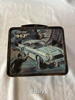 Vintage 1966 James Bond Secret Agent 007 Lunchbox Sean Connery (No Thermos)