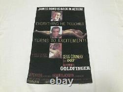 Vintage 90s 1997 James Bond 007 Goldeneye Sean Connery Movie Tee T-Shirt Size XL