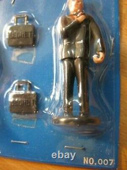 Vintage JAMES BOND 007 Secret Agent action Figures 1960's SPY Sean Connery MOC