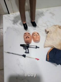 Vintage James Bond 007 Sean Connery Action Figure & Accessories Rare 1960s